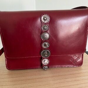 Patricia Nash Burgundy Crossbody Bag
